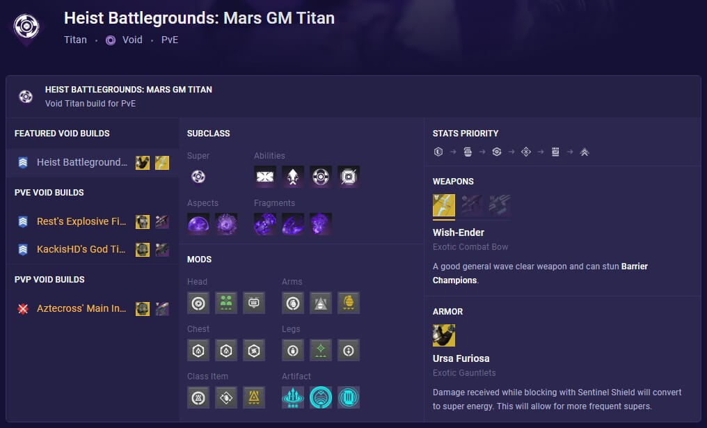 titan battleground mars build