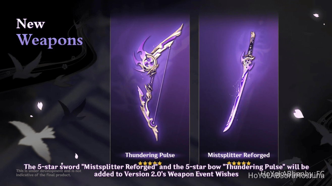 Genshin Impact Mistsplitter Reforged