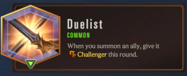 Duelist (LoR Passive)