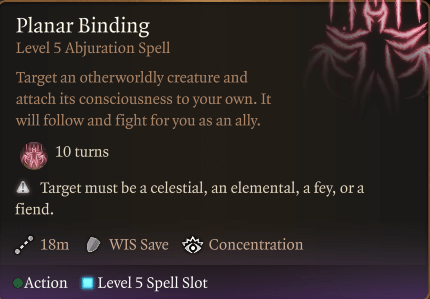 planar binding