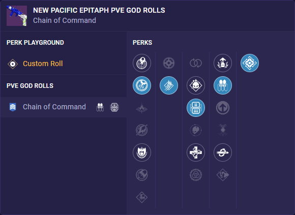 new pacific epitaph roll