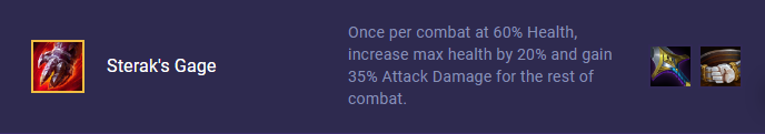 TFT Sterak's Gage