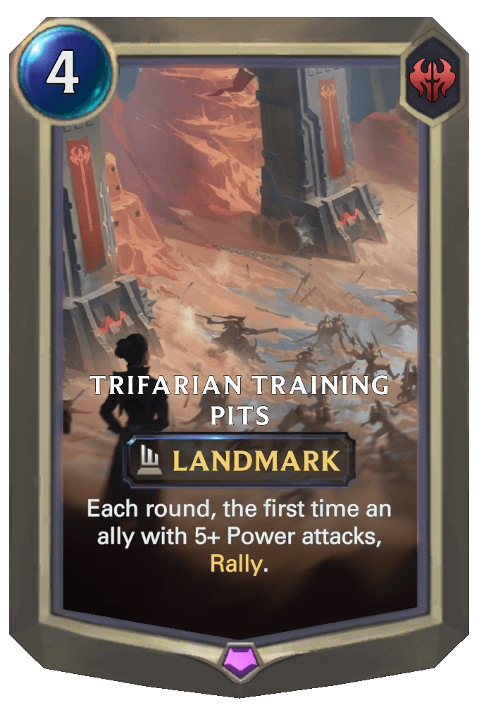 0fad4105-trifarian-training-pits-lor-card-1 trifarian training pits lor card