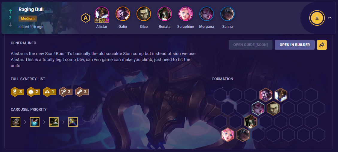 0fc4d632-tft-alistar-comp TFT Alistar Comp