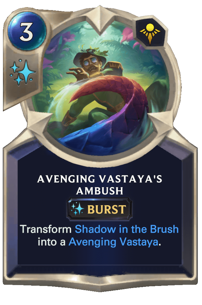 avenging vastaya's ambush lor card