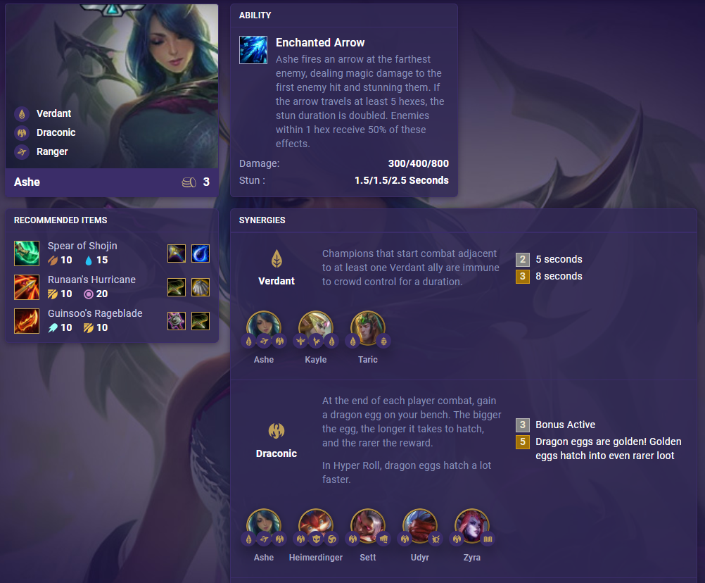 TFT Set 5 Ashe