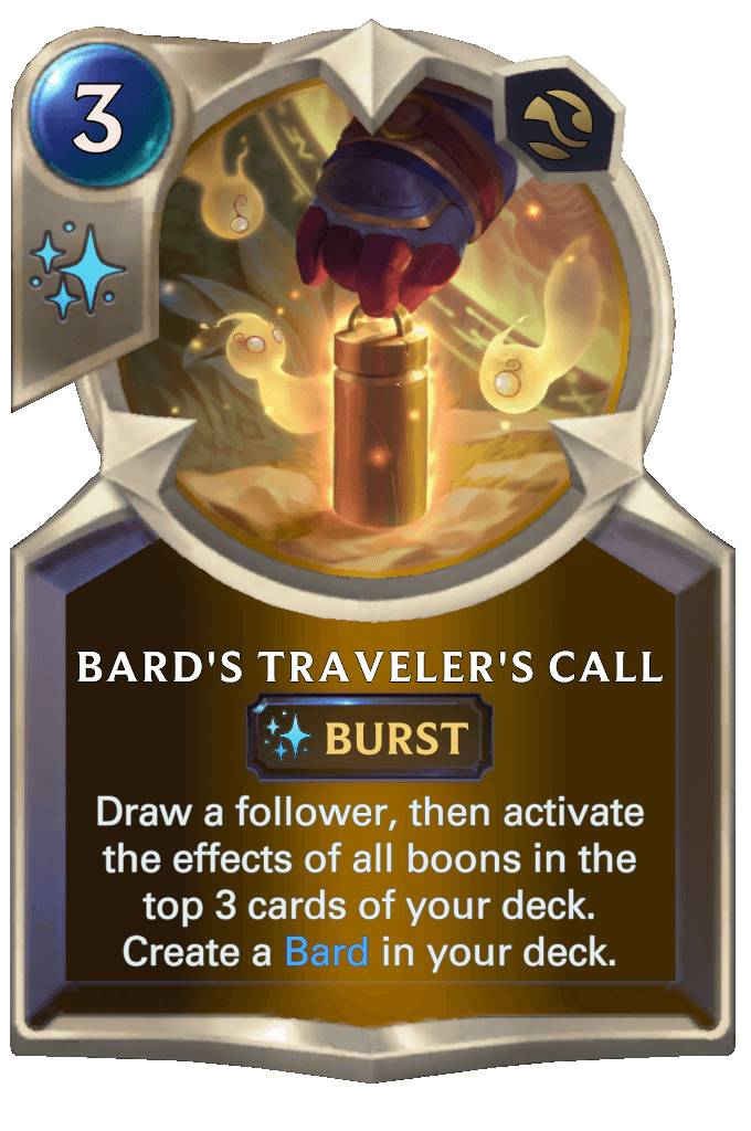 1ae96037-bards-travelers-call-lor-card bard's travelers call lor card