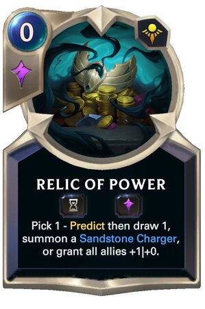 Relic of Power (LoR Card)