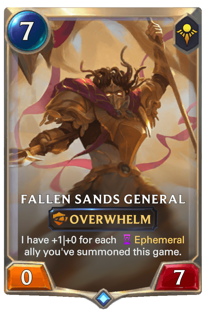 21af51b4-fallen-sands-general-lor-card fallen sands general lor card