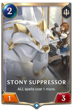 Stony Suppresor (LoR Card)