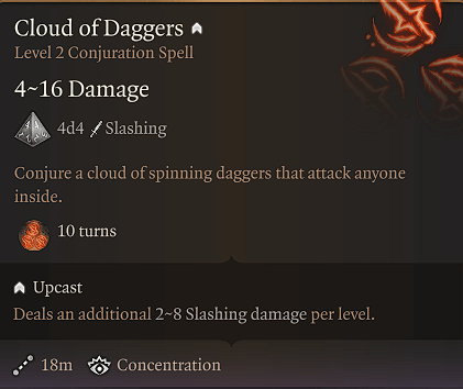 cloud of daggers