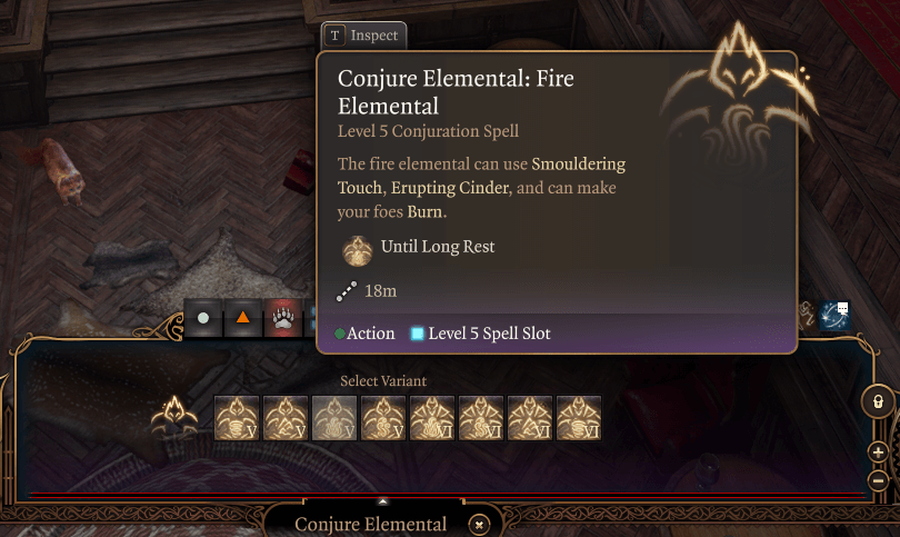 conjure elemental fire elemental