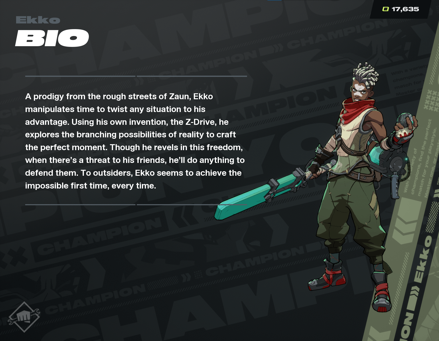 2xko ekko bio