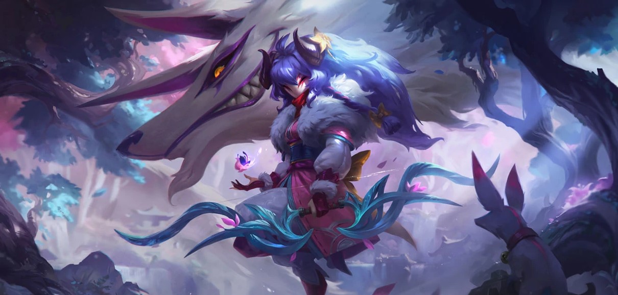 Kindred Spirit Blossom (LoL splash)
