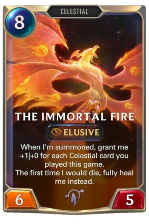The Immortal Fire (LoR Card)