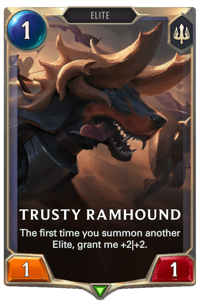 31523445-trust-ramhound-lor-card-1 Trusty Ramhound lor card