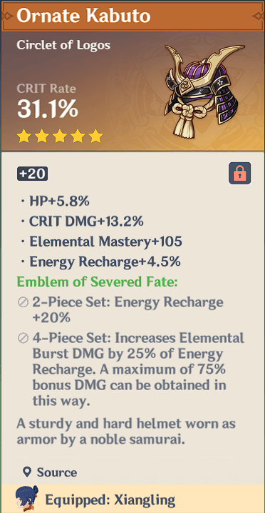 Genshin Impact Emblem Circlet
