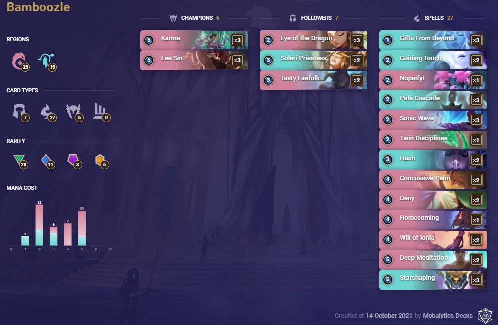 Bamboozle (LoR Deck)