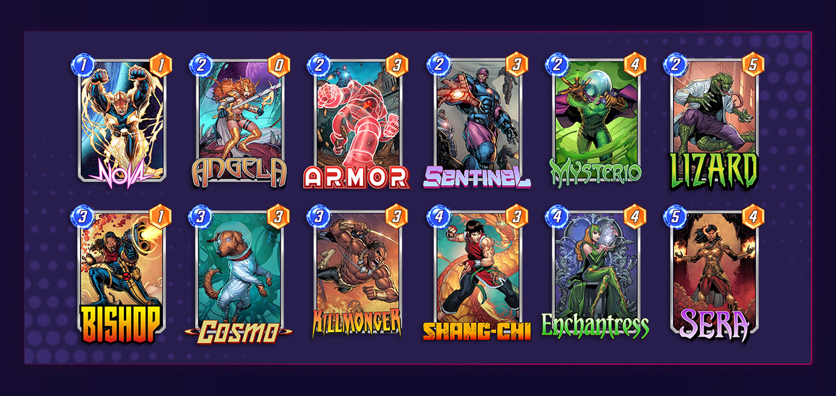 Marvel Snap Sera Control Deck