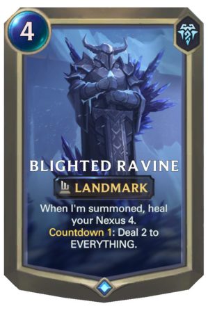 63f0a378-blighted-ravine-lor-card-e1614112440132-1 Blighted Ravine (LoR Card)