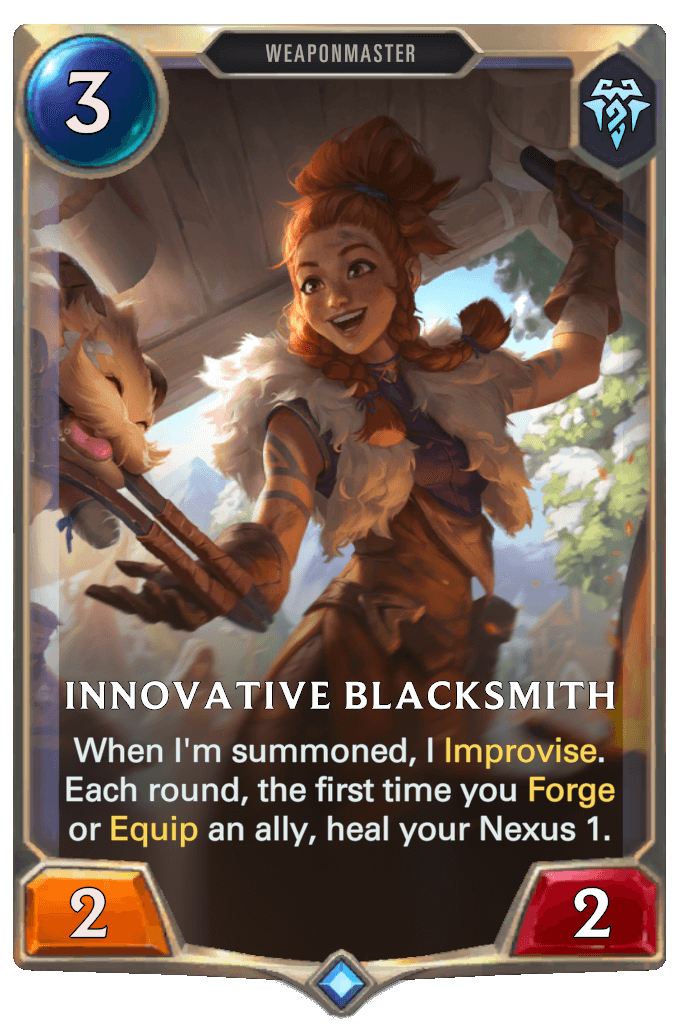 657a3dd7-innovative-blacksmith-lor-card innovative blacksmith lor card