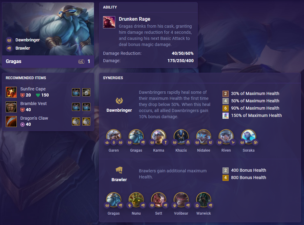 TFT Set 5 Gragas