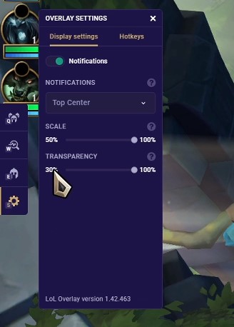 LoL Overlay Tab + S general