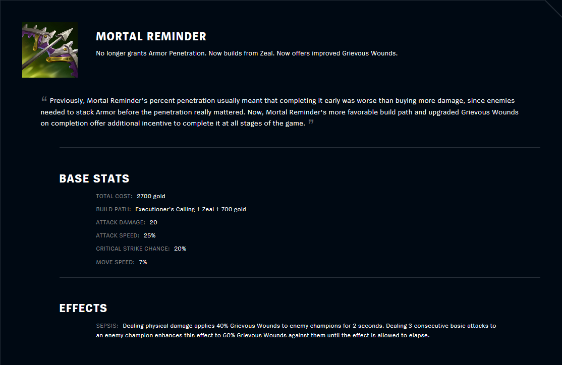 Mortal Reminder