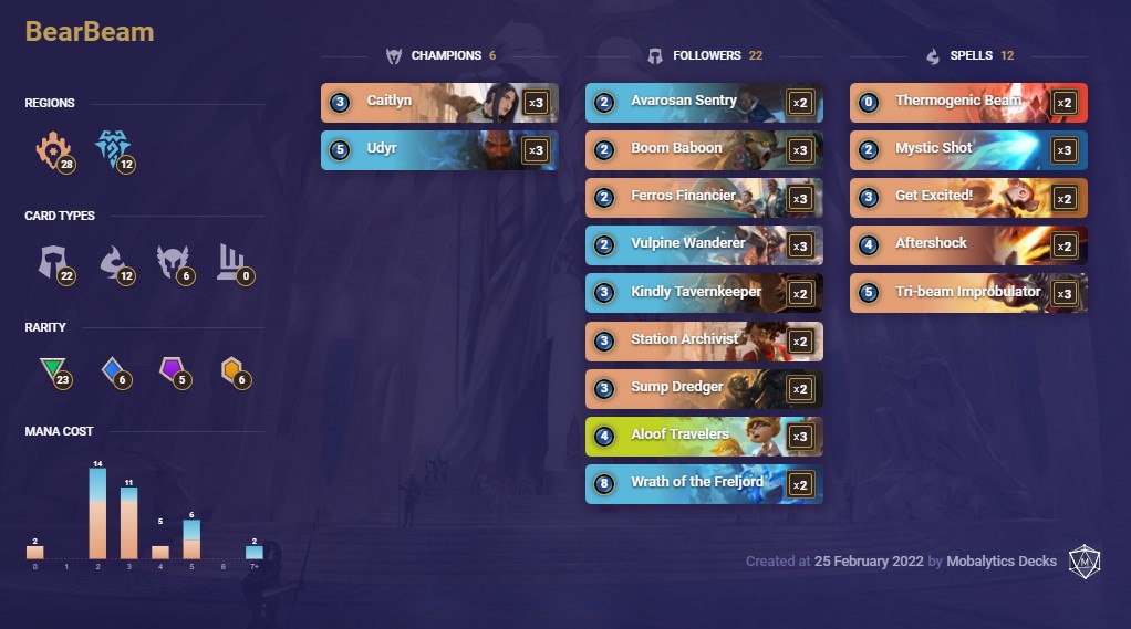 BearBeam (LoR Deck)