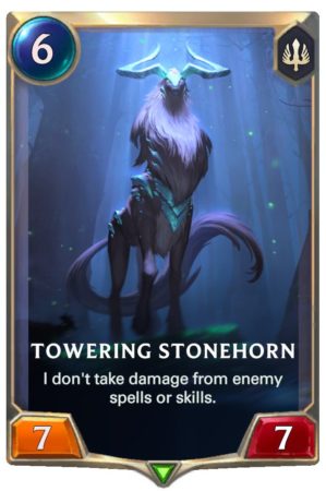 7c649de4-towering-stonehorn-lor-card-e1614360812256 Towering Stonehorn (LoR Card)Towering Stonehorn (LoR Card)