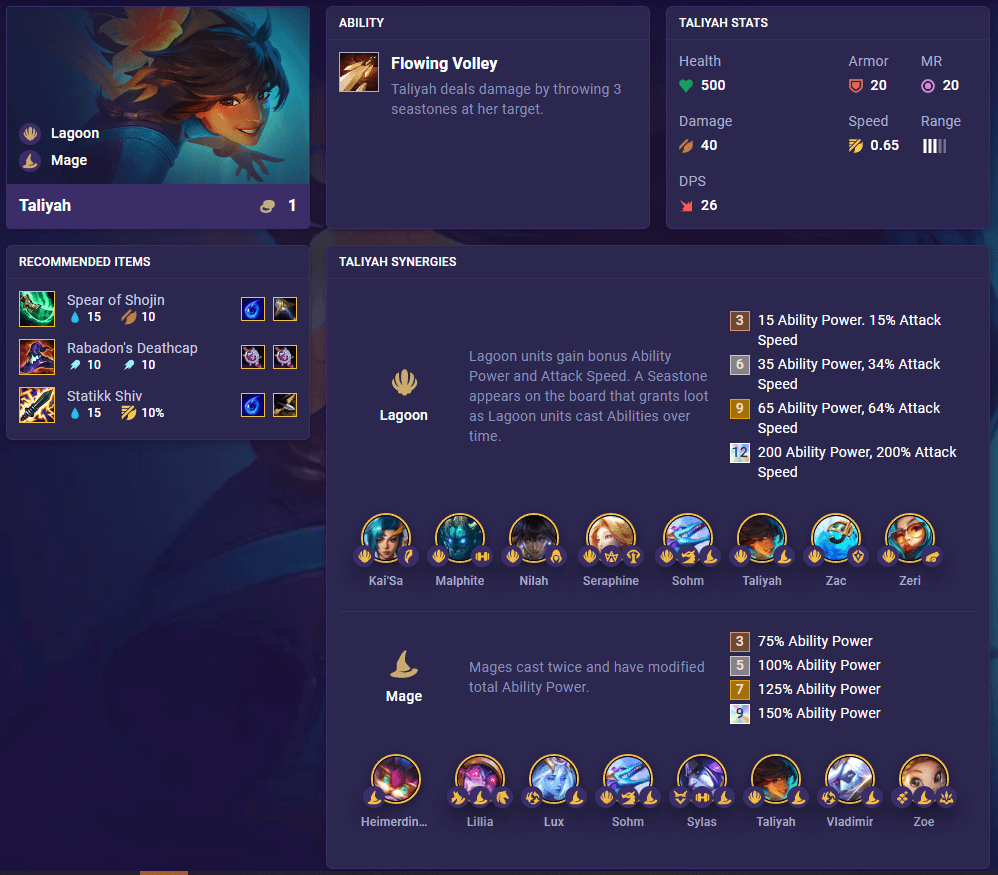 TFT Set 7.5 Taliyah
