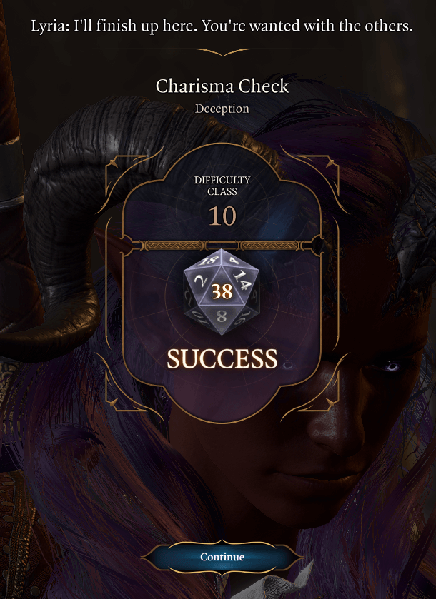 bard charisma check
