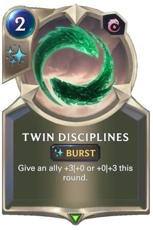 8236f2af-twin-disciplines-lor-card-2 Twin Disciplines (LoR Card)