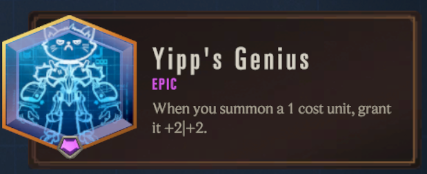 Yipp's Genius (LoR Passive)