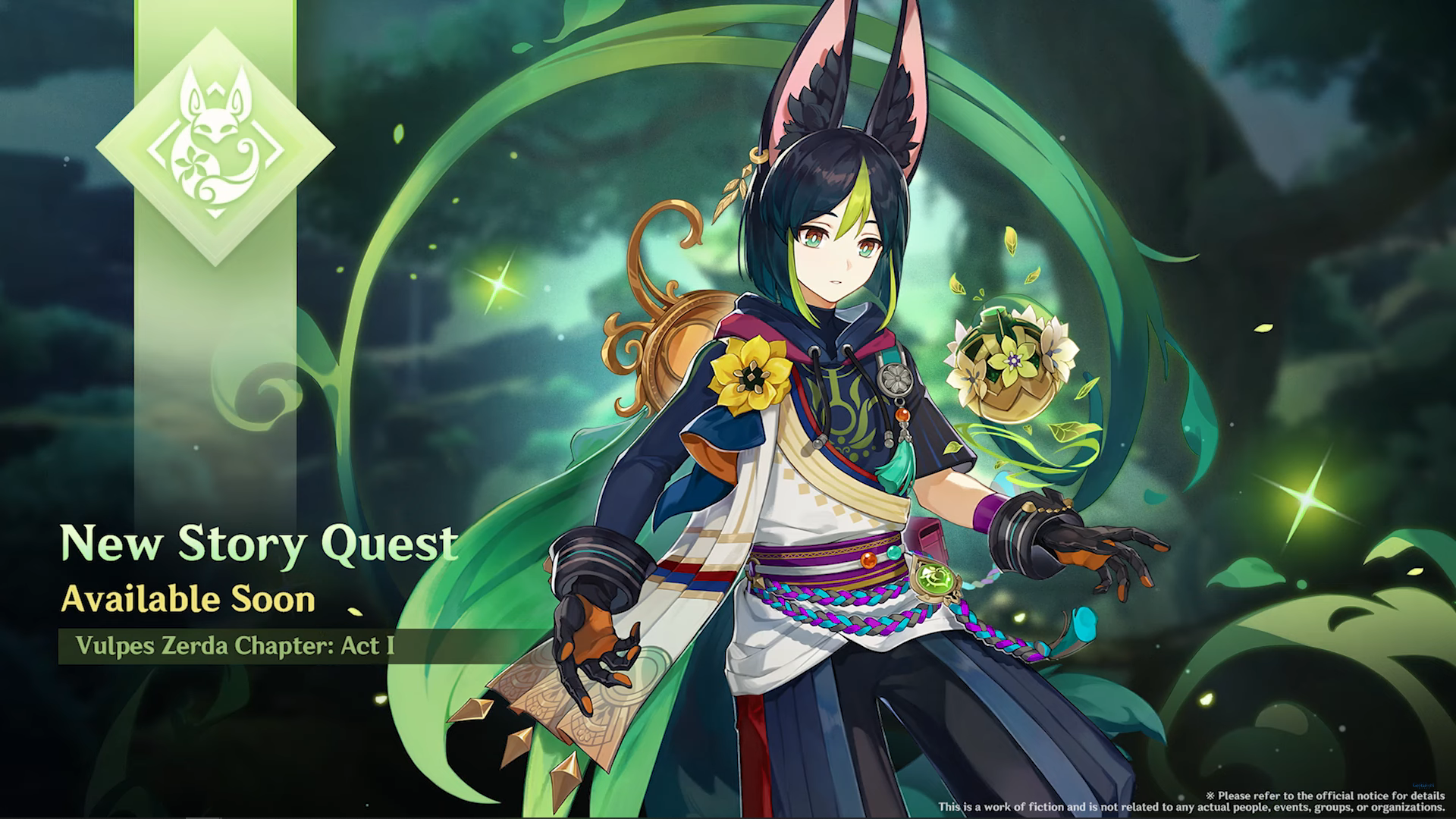 Genshin Impact Tighnari Story Quest