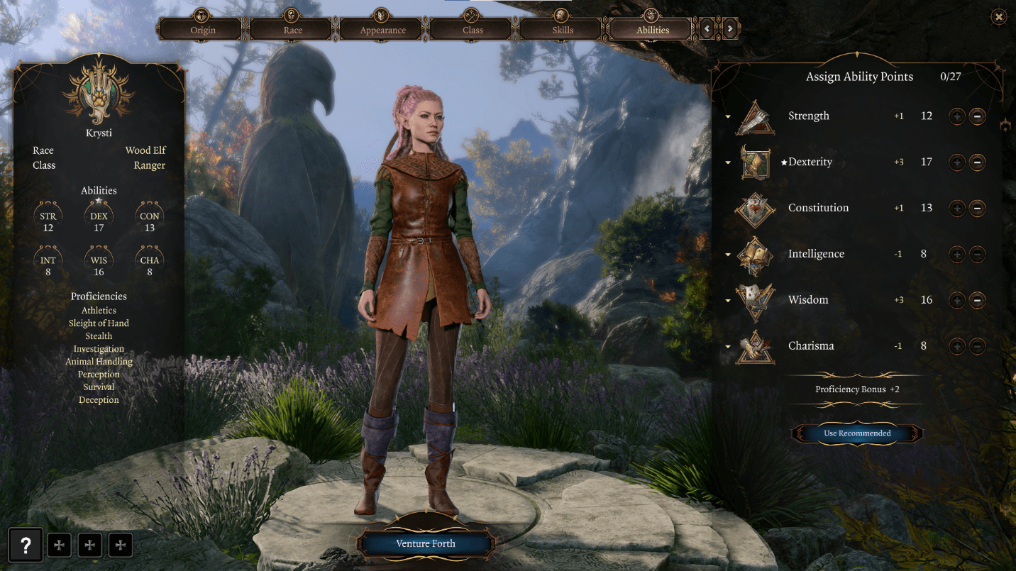 hunter ranger character creator