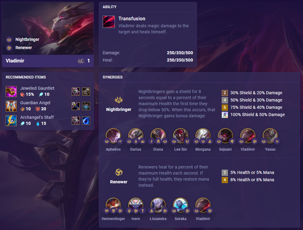 TFT Set 5 Vladimir