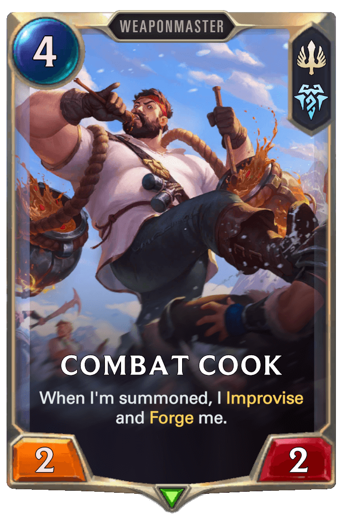 combat cook lor card