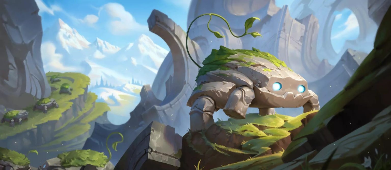 Guardians of the Ancient LoR Card Impressions: (Blade, Chip, and Clockwork Curator)