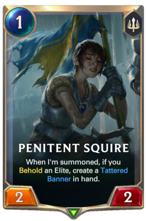 Pentitent Squire (LoR reveal)