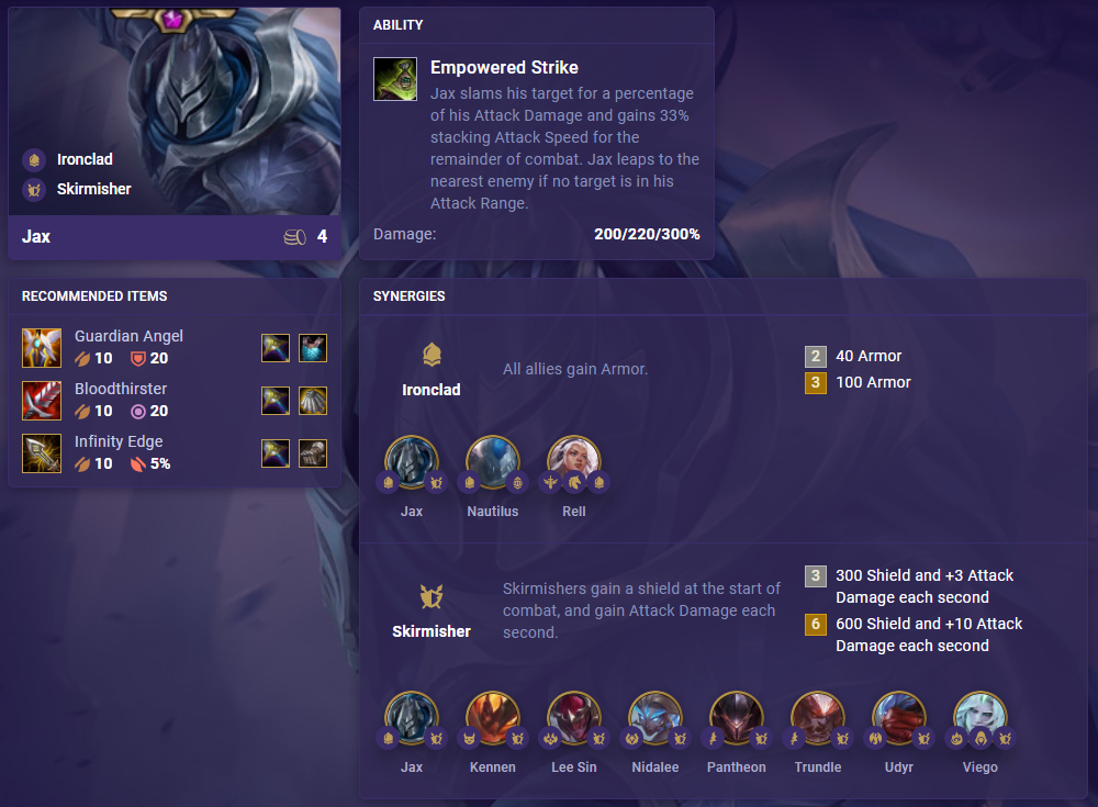 TFT Set 5 Jax