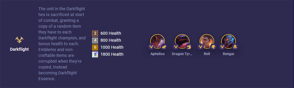 TFT Set 7.5 Darkflight