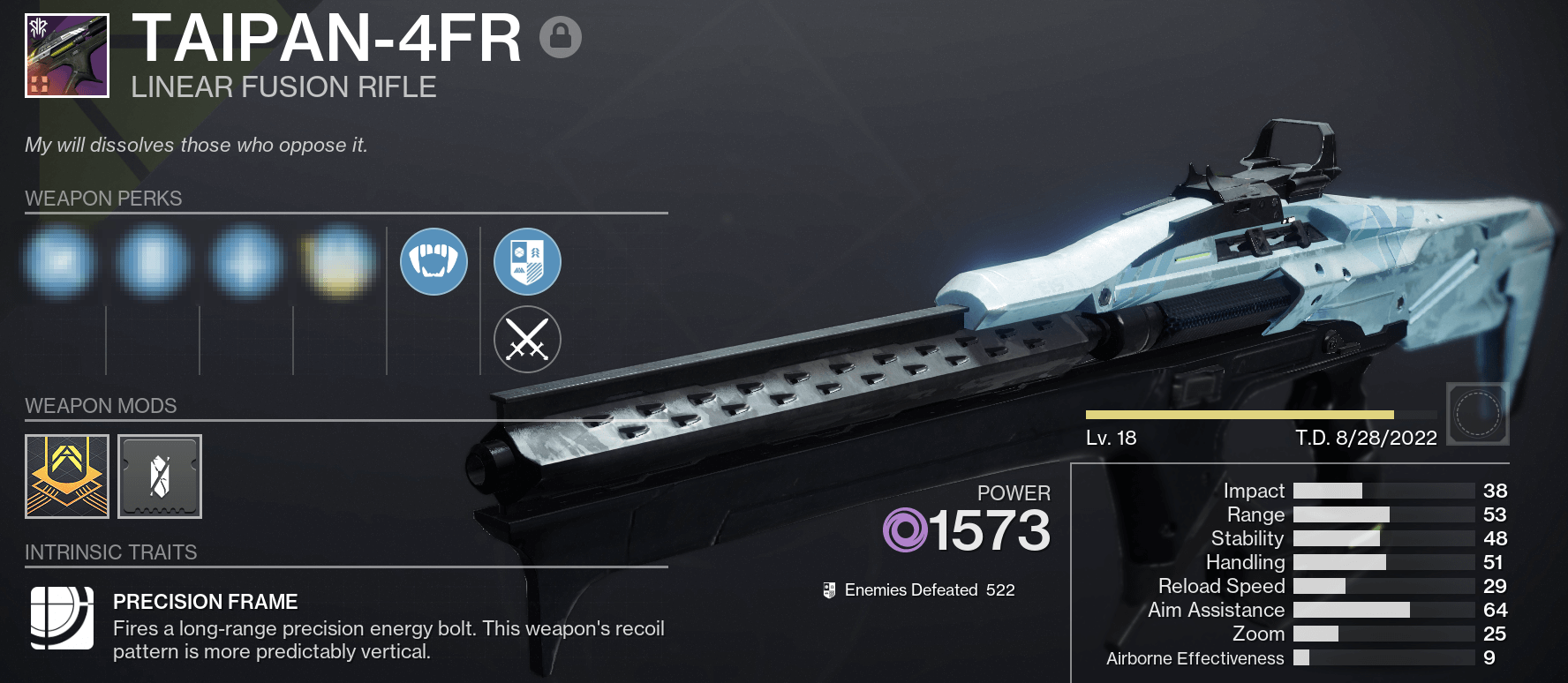 taipan-4fr linear fusion rifle