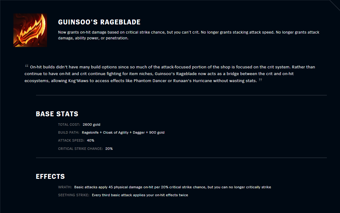 Guinsoo's Rageblade