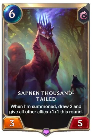 9ea8fdee-sainen-thousand-tailed-lor-card Sai'nen Thousand-Tailed (lor card)