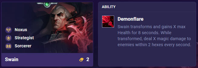 TFT Set 9 Swain