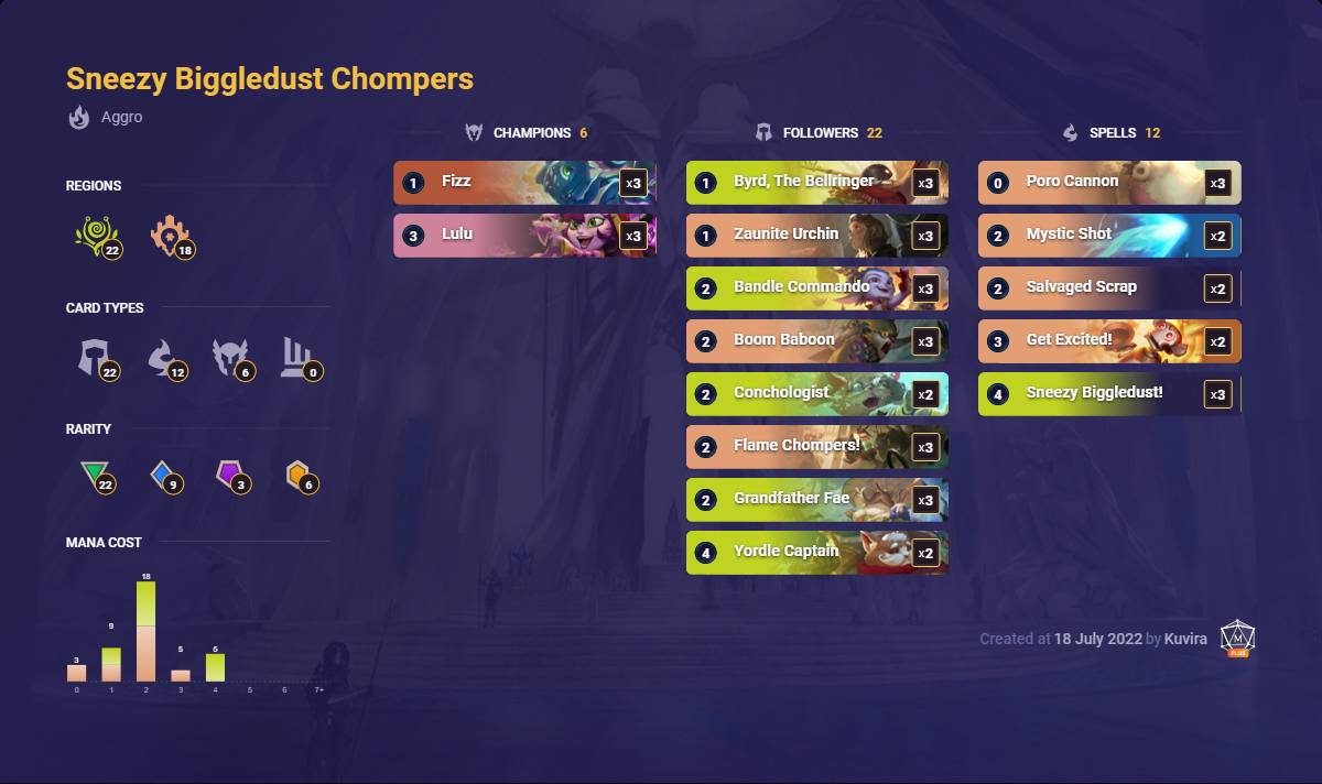 a59976b3-sneezy-biggledust-chompers-lor-deck sneezy biggledust chompers lor deck