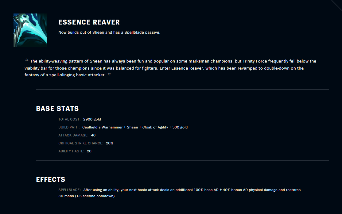 Essernce Reaver