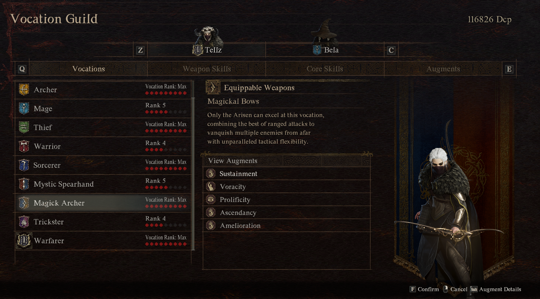 Augments DD Archer Magick