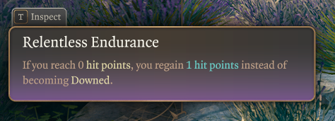 relentless endurance